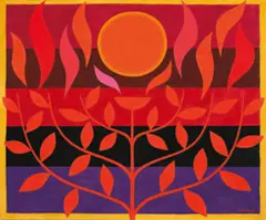 Tree of life (maquette for tapestry) by John Coburn, 1967, oil on canvas, offered Apr 2026