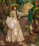 In the shade by George Bell, 1910, oil on canvas, sold Apr 2026