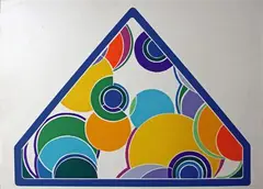 Abstraction by John Levee, Lithographie, sold Jun 2023