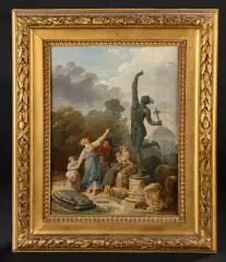 Hommage à Mercure by Hubert Robert, Toile, sold Mar 2025