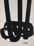 Sans titre by Pierre Soulages, Tirage avant la lettre de l'affiche pour les Jeux Olympiques de Munich en, sold Jun 2025