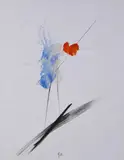 Sans titre by Jean Miotte, vers 1980, Technique mixte, gouache et encre (plume et lavis), sold Jun 2025