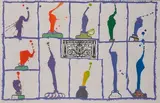 Ink by Pierre Alechinsky, 1989, Lithographie en couleurs, sold Jun 2025
