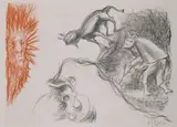La source by Gérard Garouste, Lithographie en deux couleurs, sold Jun 2025