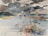 Les lamiers de Méricourt by Franck Sordot, Aquarelle, sold Apr 2024
