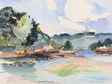 Paluden-Aber Wrach by Franck Sordot, 2010, Aquarelle, sold Apr 2024