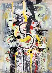 Second message by Léon Bellefleur, Aquarelle, sold Feb 2025