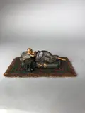 dit "NAM GREB" Odalisque couchée by Frantz Bergmann, Bronze de Vienne peint en polychromie signé, sold Oct 2020