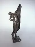 Danseuse au voile vers 1905 by Joseph Bernard, Epreuve en bronze à patine brun nuancé, sold Oct 2020
