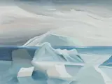 Floating Ice, Baffin Bay by Toni Onley, 1986, oil on canvas, sold May 2024