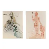 Two Works from Biblia Sacra by Salvador Dalí, Each a lithograph in colors, sold Jan 2026