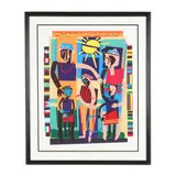 The Colorful Cloth by Lloyd McNeill, Screenprint in colors, sold Jan 2026