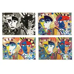 Paulette and Karla (Triptych, Plus Additional Work) by Robert Kushner, The triptych: lithograph in colors, sold Jan 2026