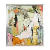 Large Abstract Painting by Charles Chapin, Oil on canvas, sold Jan 2026