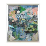 Untitled Abstract by Charles Chapin, Oil on canvas, sold Jan 2026