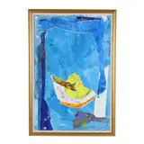 Untitled by Steven Silverleaf, Acrylic and paper on rag board, sold Jan 2026