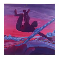 Icarus by George Bireline, Oil on canvas, sold Jan 2026