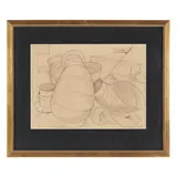 Funnels by Claude Howell, Pencil on paper, sold Jan 2026