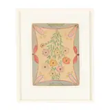 Untitled (floral turnaround) by Minnie Evans, Crayon on paper, sold Jan 2026