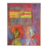Two Folks by Ed Shewmake, Oil on panel, sold Jan 2026