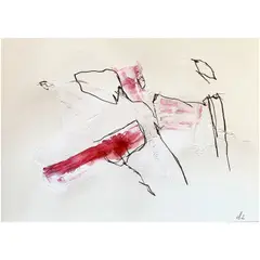 Sans titre by Aldric Beckmann, 2020, Acrylique, encre et crayon sur papier, sold Apr 2020