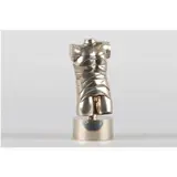 Mini David by Miguel Ortiz Berrocal, 1969, Bronze nickelé, sold Apr 2020