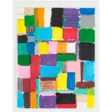61 by Franck Chalendard, Acrylique et feutre sur papier, sold Apr 2020