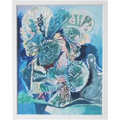 Arbre by Jean Clerté, 1968, Aquarelle sur papier, sold Apr 2020