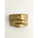 RUMEUR II by Mathilde Denize, 2019, Plâtre, pigments dorés, sold Apr 2020
