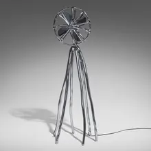 Wind (Clay fan) by Maarten Baas, 2000 / 2008, enameled synthetic clay over metal, aluminum, sold Mar 2023