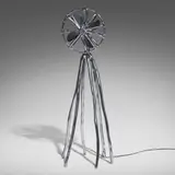 Wind (Clay fan) by Maarten Baas, 2000 / 2008, enameled synthetic clay over metal, aluminum, sold Mar 2023