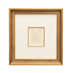 Charles Baudelaire de Profile" - circa 1862 by Edouard Manet, etching on paper - posthumous printing by Alfred Salmon, sold Jul 2025