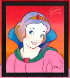 Snow White by Peter Max, lithograph in colors, sold Jan 2025