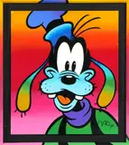 Goofy by Peter Max, lithograph in colors, sold Jan 2025