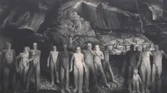 Untitled by Stow Wengenroth, 1933, lithograph "Exodus", sold Jun 2023
