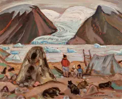Eastern Arctic, 1930 by A. Y. Jackson, oil on panel, sold May 2024