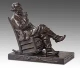 Le vieux pionnier canadien by Marc-Aurèle de Foy Suzor-Coté, bronze, sold May 2024
