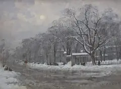 March Mist by Robert Pilot, oil on canvas, sold Nov 2024