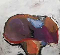 The Judge, 1958 by William Ronald, oil and acrylic on canvas, sold Nov 2024