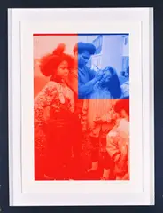 Face Painting by Iris Dawn Parker, giclée print, sold Oct 2022