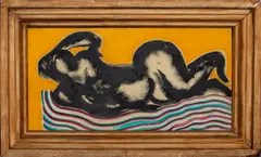 Untitled by Frederic Karoly, 1935, oil painting on canvas, sold Aug 2023