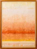Untitled by Phyllis Peckar, 1980, acrylic painting on paper, sold Aug 2023