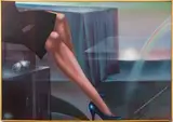 Untitled by Joao Antas, 1985, acrylic painting on canvas, sold Sep 2023