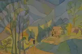 Lamouroux by Davinia Hitchcock, watercolour, offered Jul 2023