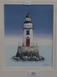 The Lighthouse II by Gary Walton, print, offered Jul 2023