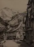 Etchings by Gertrude Ellen Hayes, pencil, offered Jul 2023
