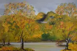 Autumn in Lakeland by M. Edmondson, oil on canvas, offered Jul 2023