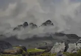 Suilven, Weste Ross by Eric Shaw, watercolour, sold Jul 2023