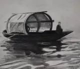 A monochrome by W.H Reynolds, watercolour, sold Jul 2023