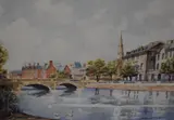 Watercolours by Cyril Pilgrim, watercolor, offered Jul 2023